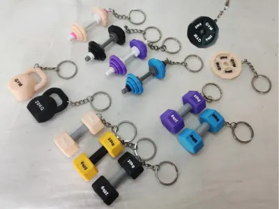 Tous les modèles de porte-clés de gym (TEXTE PERSONNALISABLE)