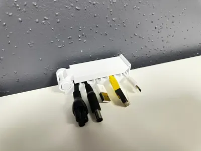 Organisateur de câbles de bureau - Universel 8 fentes