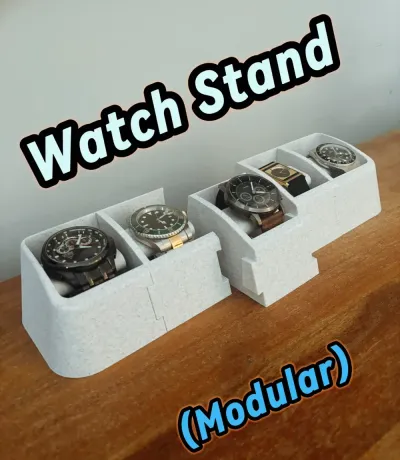 3 Support de Montre (Modulaire) - Droite/Milieu/Gauche